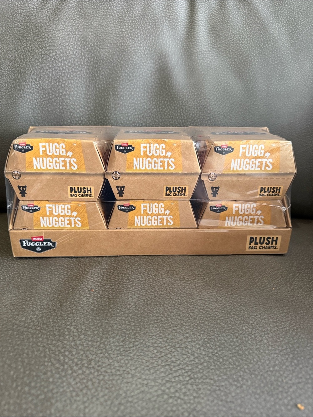 NEW AND SEALED Fuggler Fugg Nuggets Plush Bag Charms – Brown